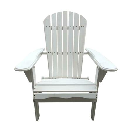 SEATSOLUTIONS Muskoka Adirondack Chair - White SE3283155
